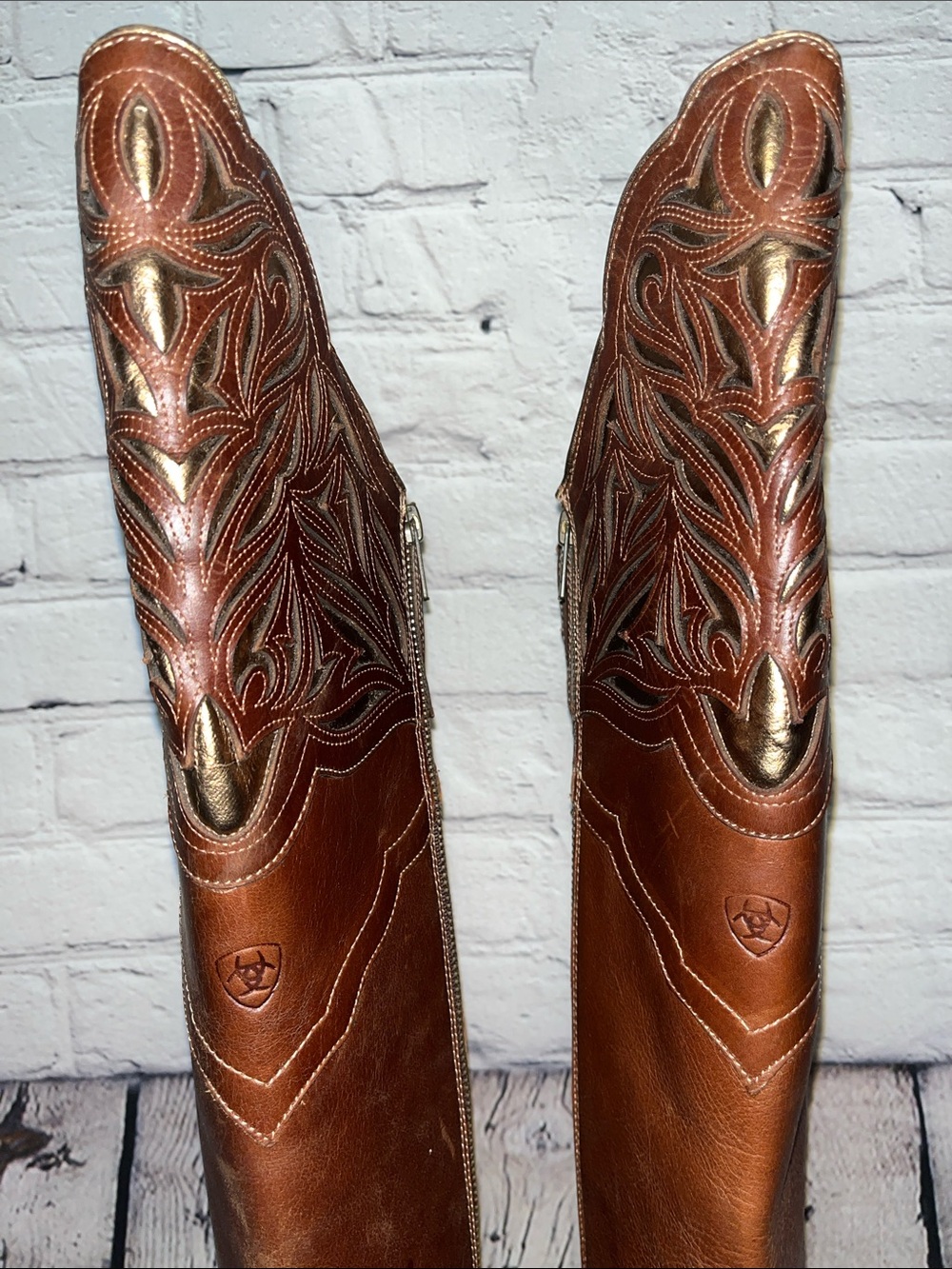 Ariat Chaparral Tall Leather Western Cowboy Boots - Picture 10 of 17